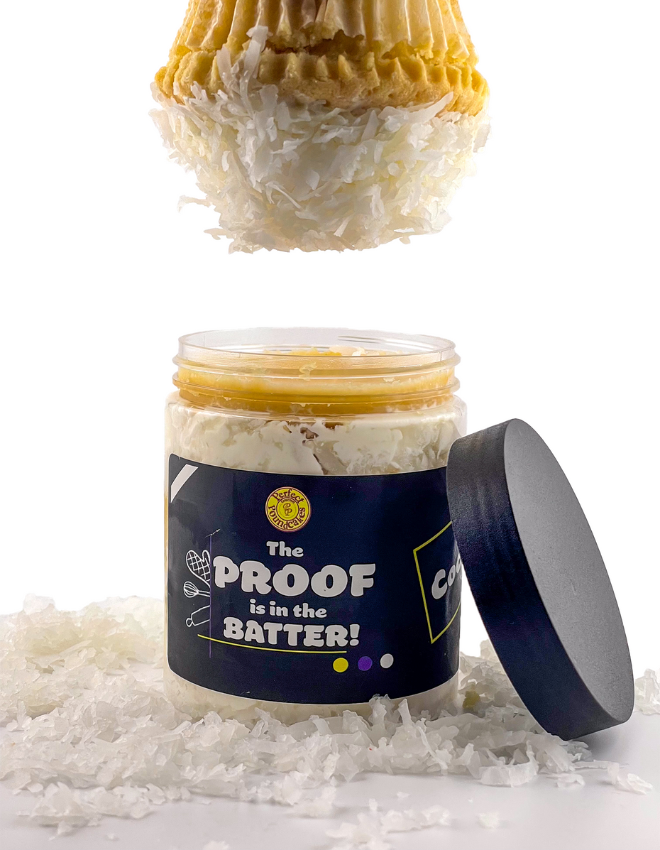 Bottoms up-Coconut Pound Cake Jar