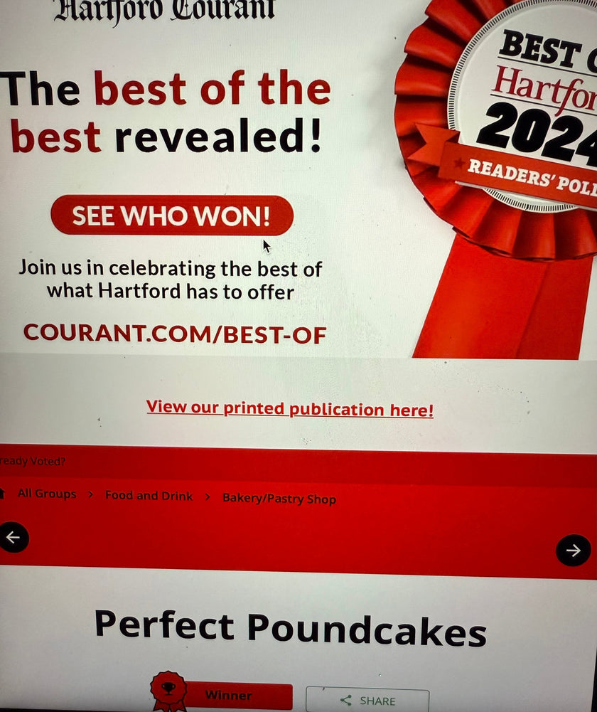 2024 Best of Hartford Bakery winner